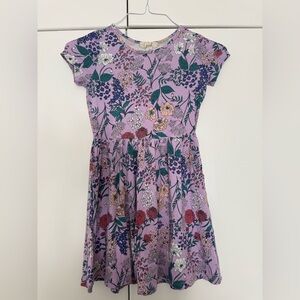 NWOT Peek Purple Floral Kids Dress